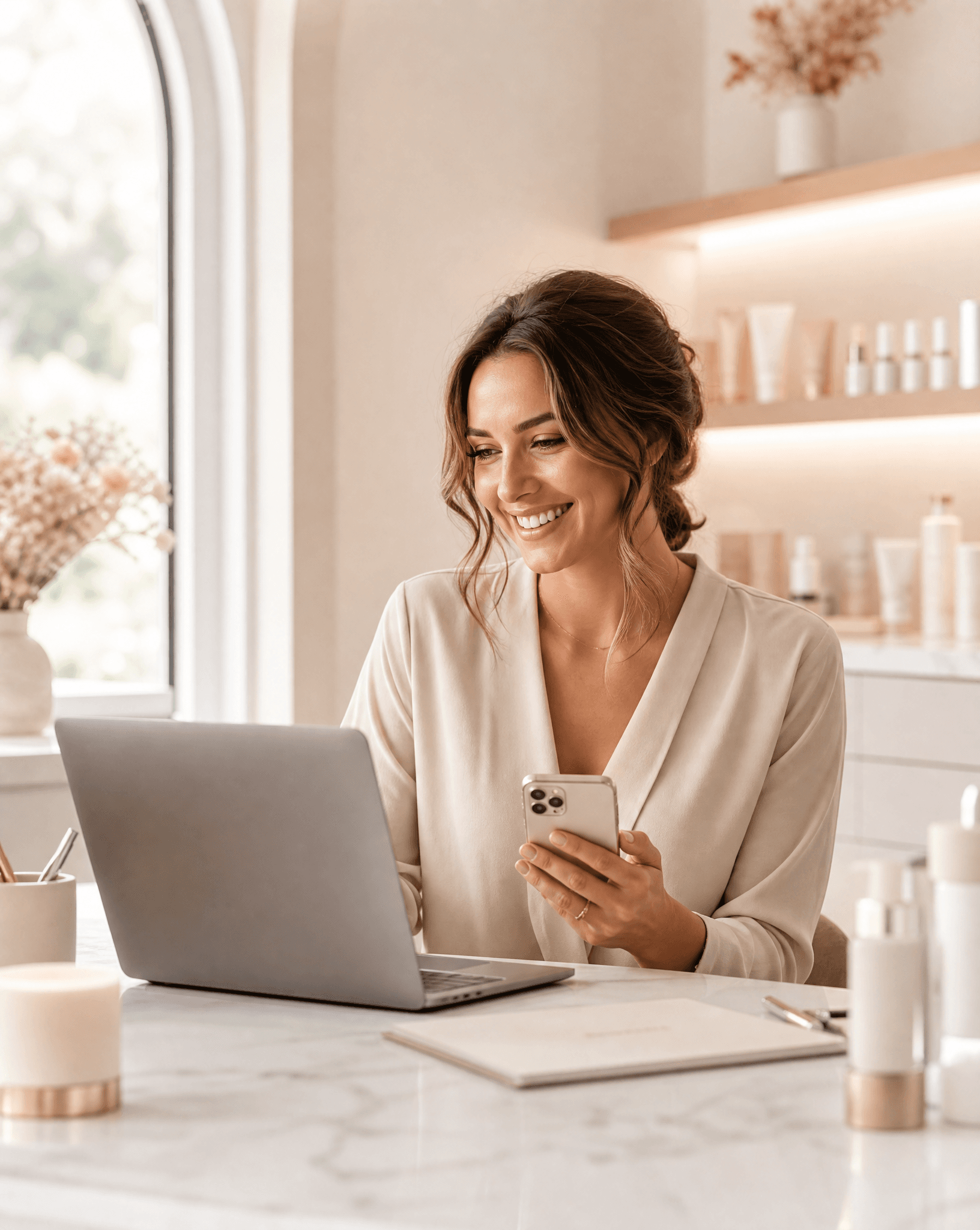 What every beauty website actually needs to book clients (a section-by-section checklist)