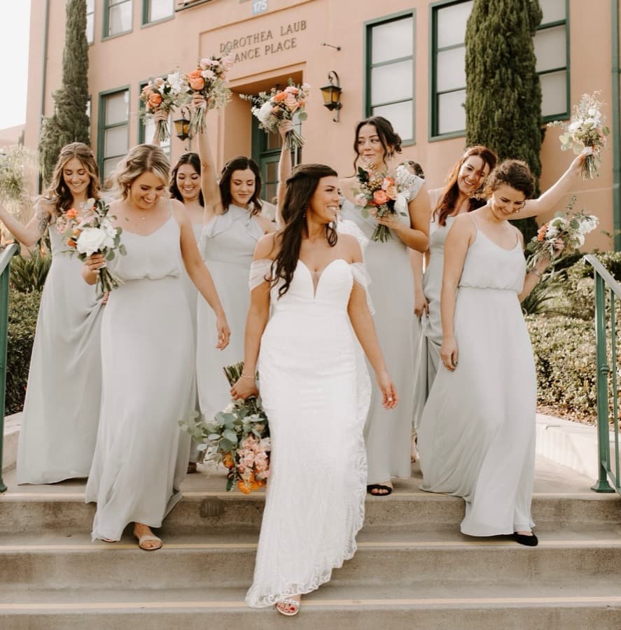 A bridal look styled into a ready-to-post photo